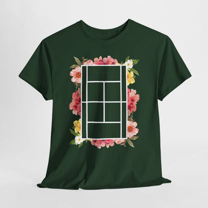 TENNIS FLORAL 1 - Tennis (Basic Tee)