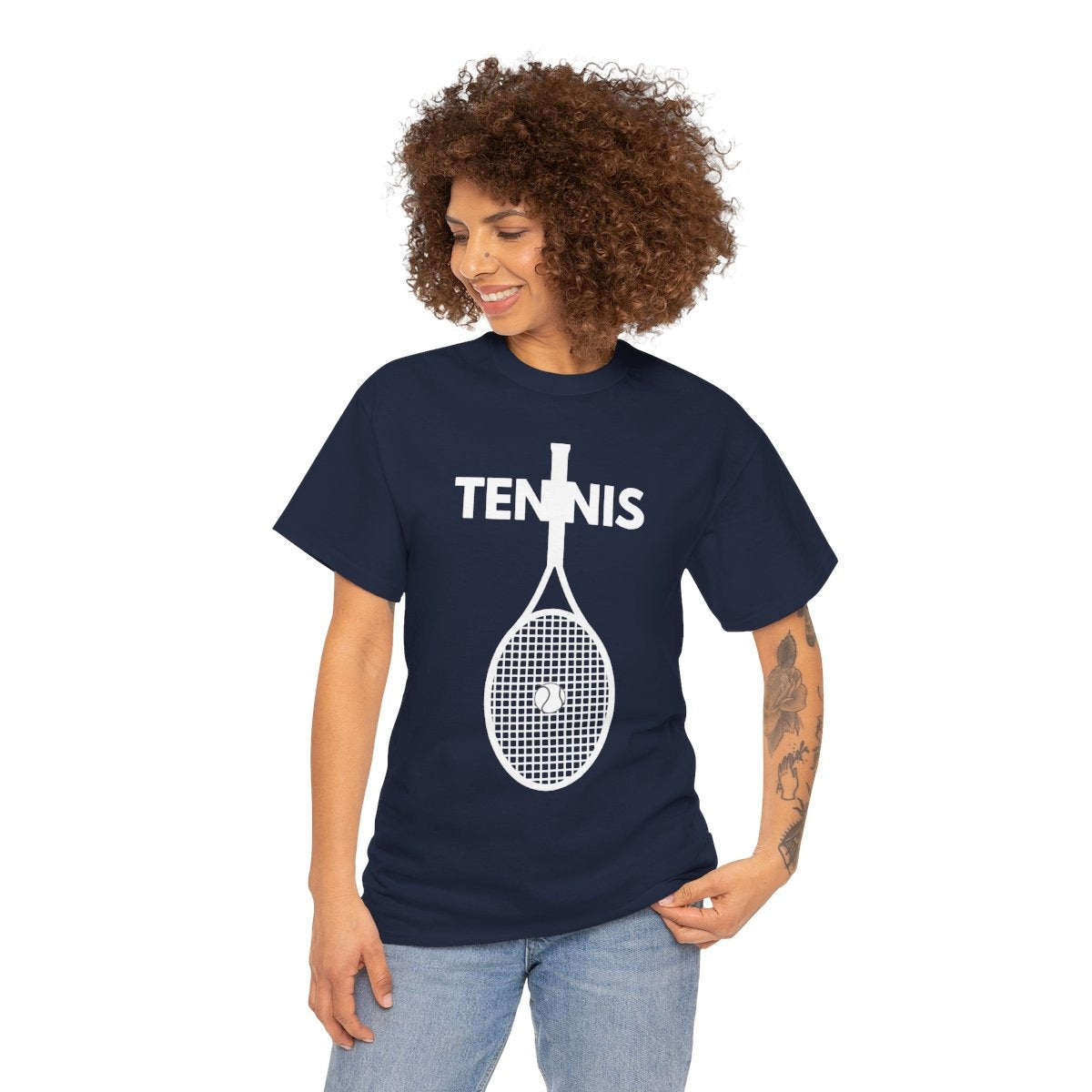 COURT BOUND - Tennis (Basic Tee)