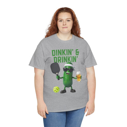 DINKIN' & DRINKIN'- Pickleball (Basic Tee)