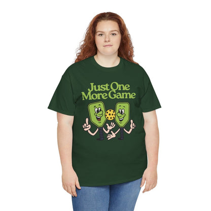 JUST ONE MORE GAME - Pickleball (Basic Tee)
