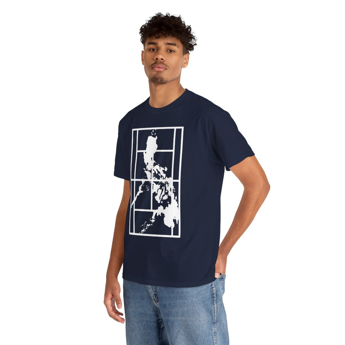 PHILIPPINE MAP - Tennis (Basic Tee)