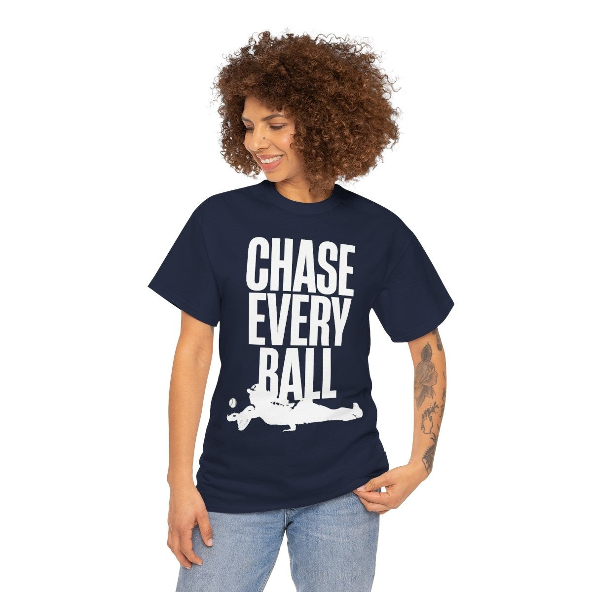 CHASE EVERY BALL - Tennis (Basic Tee)