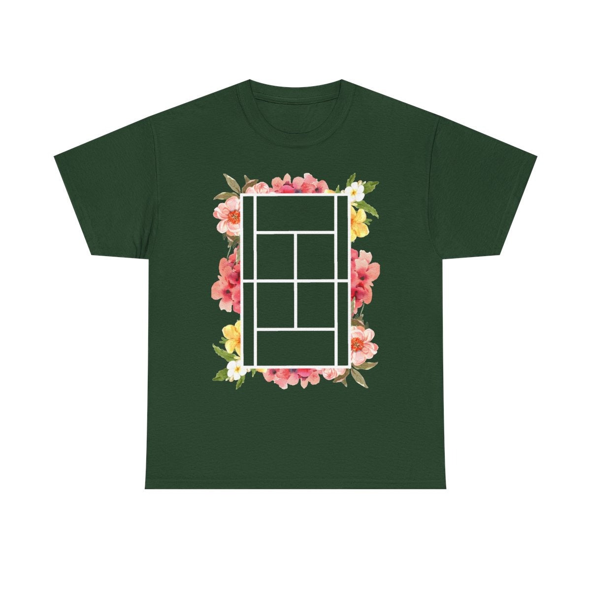 TENNIS FLORAL 1 - Tennis (Basic Tee)