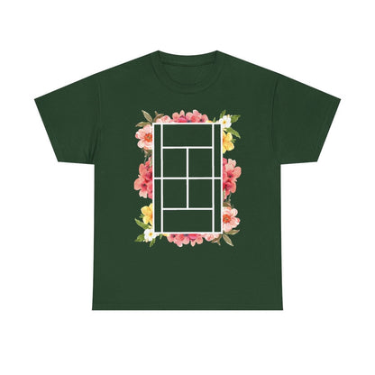 TENNIS FLORAL 1 - Tennis (Basic Tee)