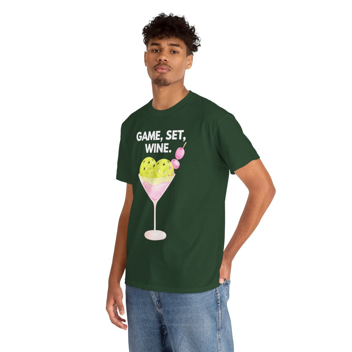 GAME SET WINE - Pickleball (Basic Tee)