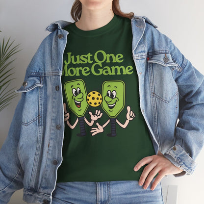 JUST ONE MORE GAME - Pickleball (Basic Tee)