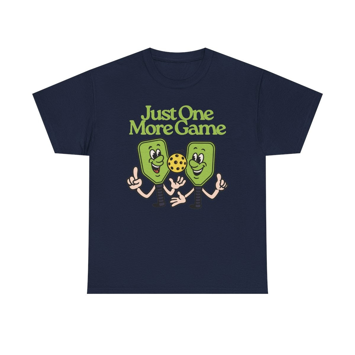 JUST ONE MORE GAME - Pickleball (Basic Tee)