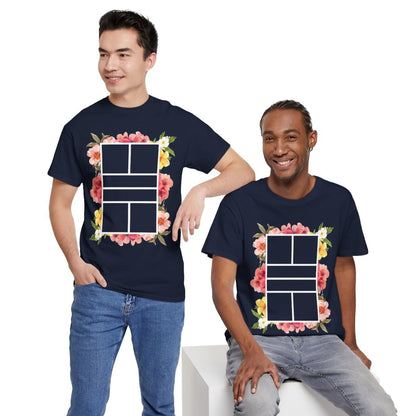 PICKLEBALL FLORAL - Pickleball (Basic Tee)