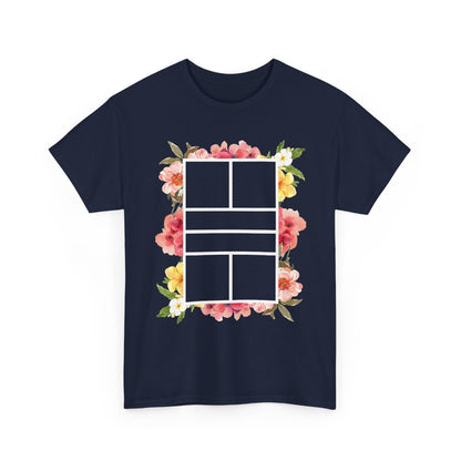 PICKLEBALL FLORAL - Pickleball (Basic Tee)