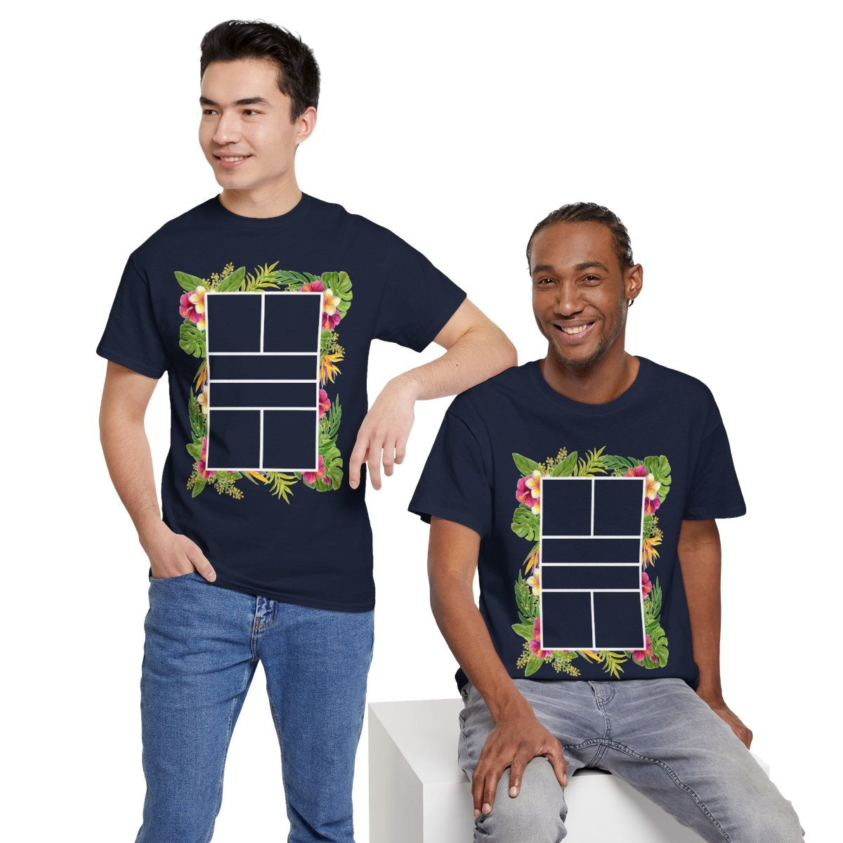 PICKLEBALL TROPICAL - Pickleball (Basic Tee)