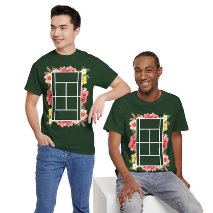 TENNIS FLORAL 1 - Tennis (Basic Tee)