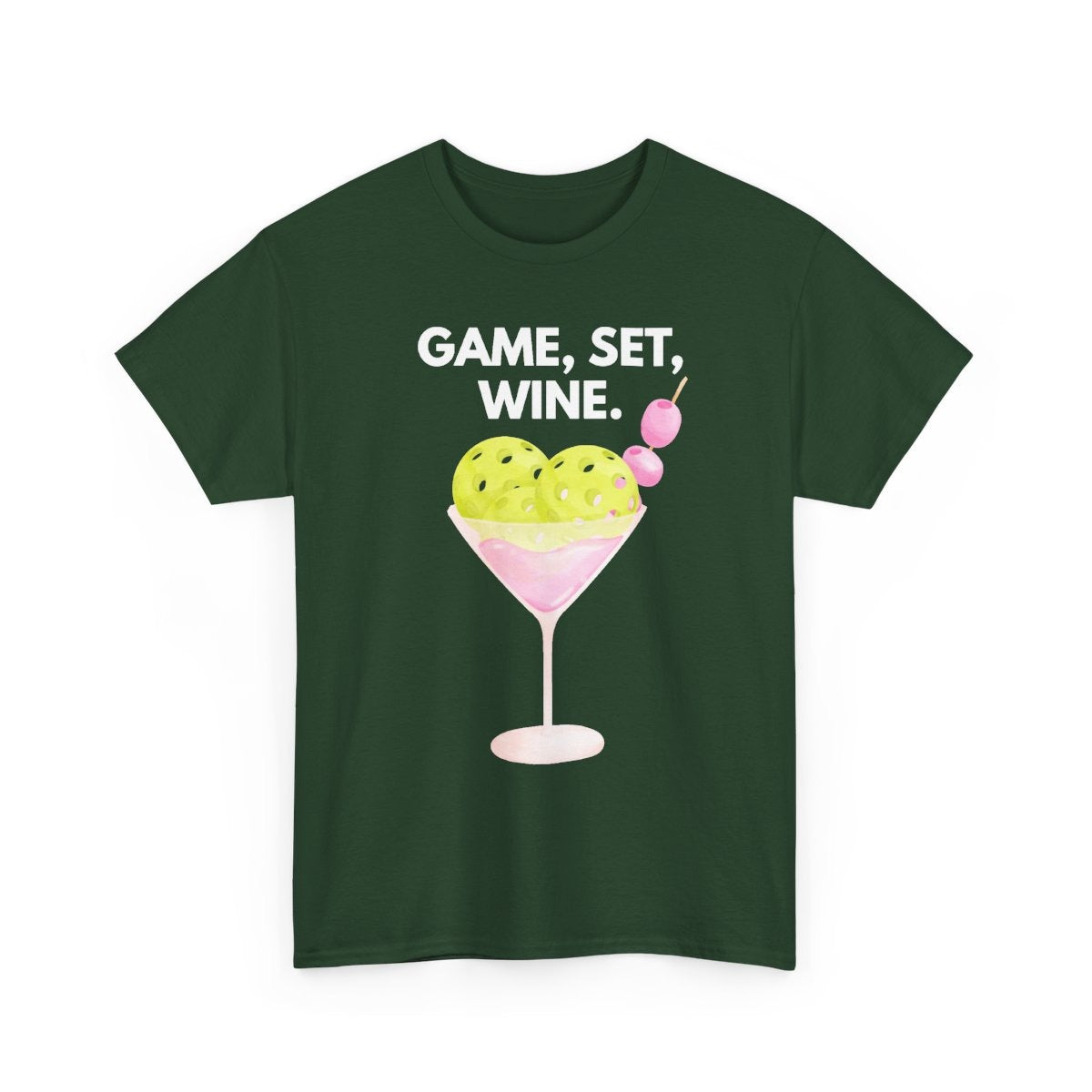 GAME SET WINE - Pickleball (Basic Tee)