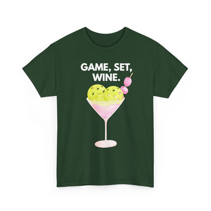 GAME SET WINE - Pickleball (Basic Tee)