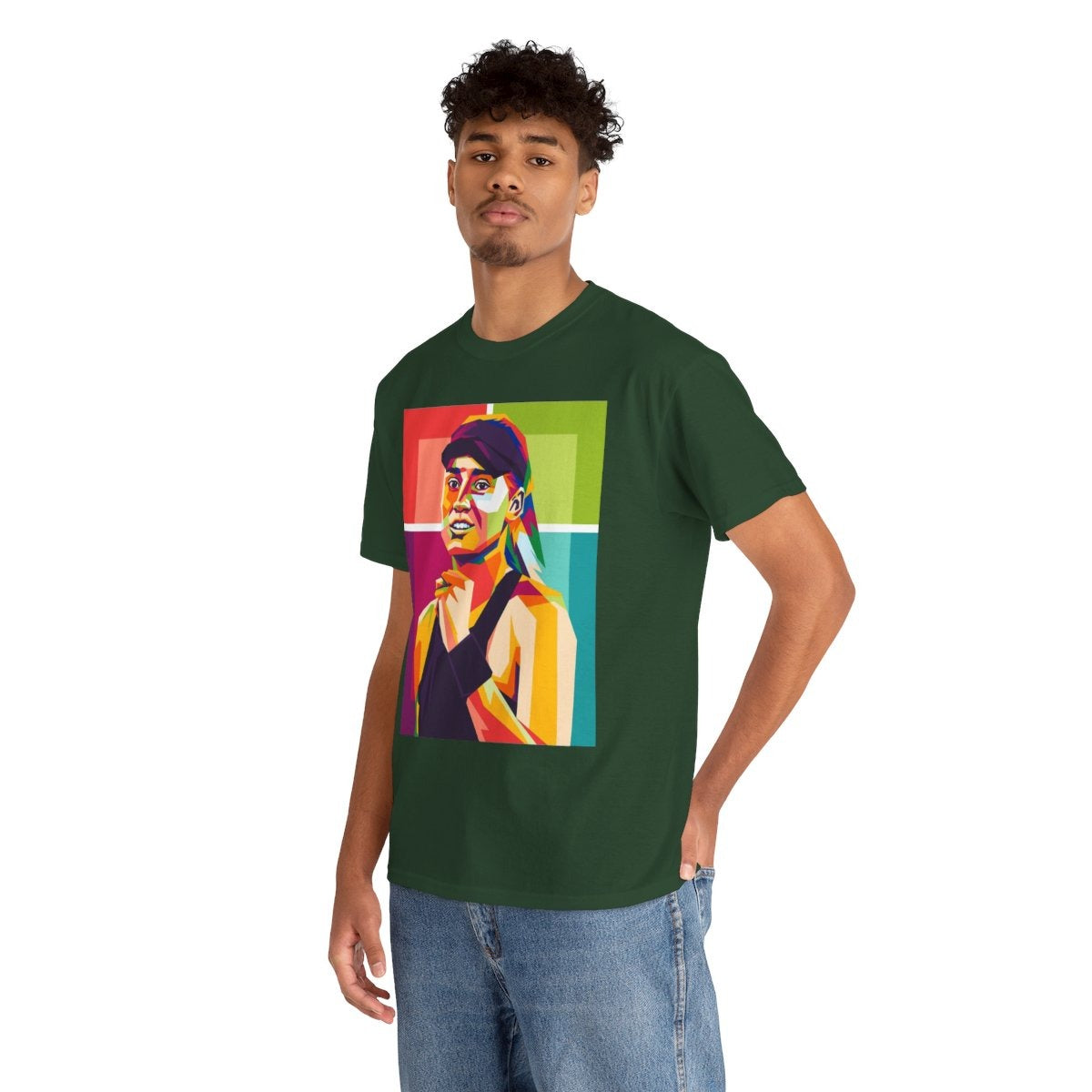ELENA RYBAKINA 1 - Tennis (Basic Tee)