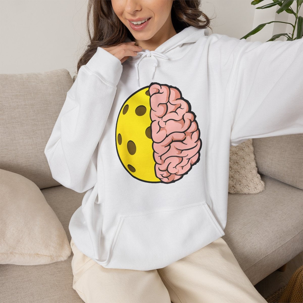PICKLEBALL BRAIN- Pickleball (Hoodie)
