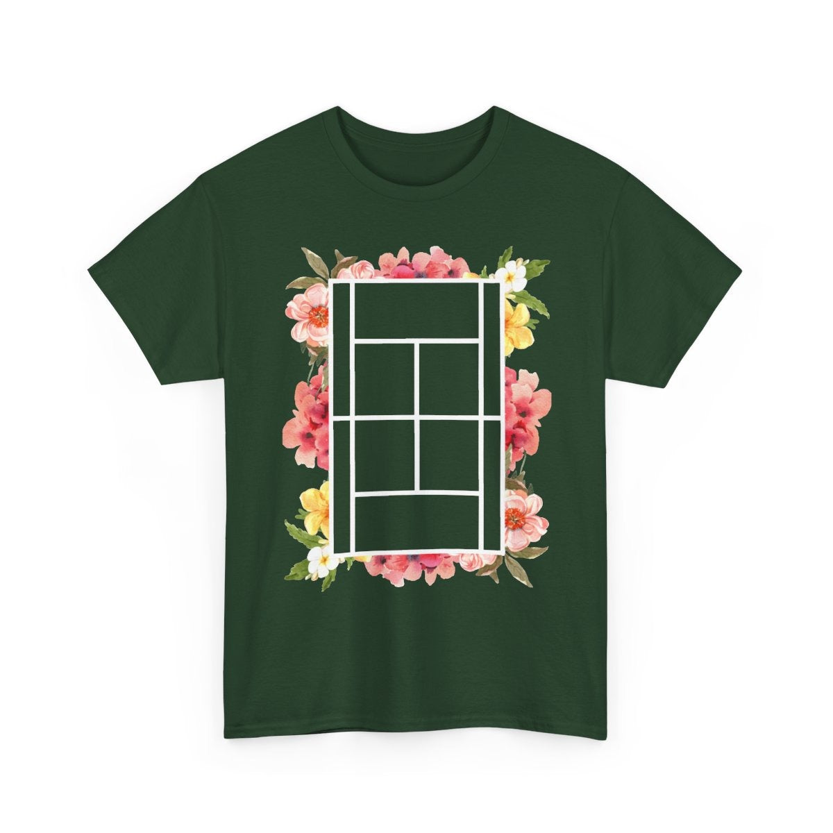 TENNIS FLORAL 1 - Tennis (Basic Tee)