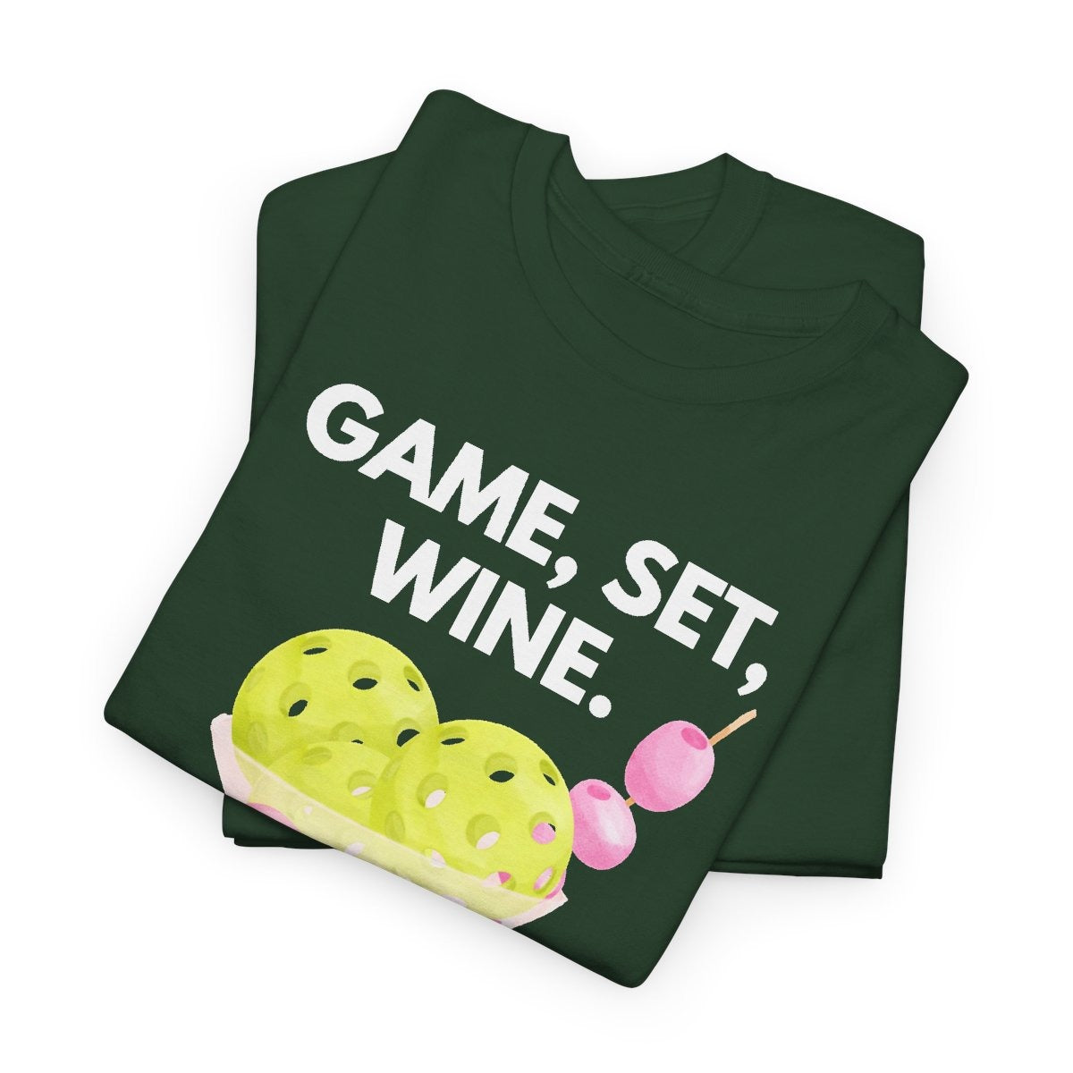 GAME SET WINE - Pickleball (Basic Tee)
