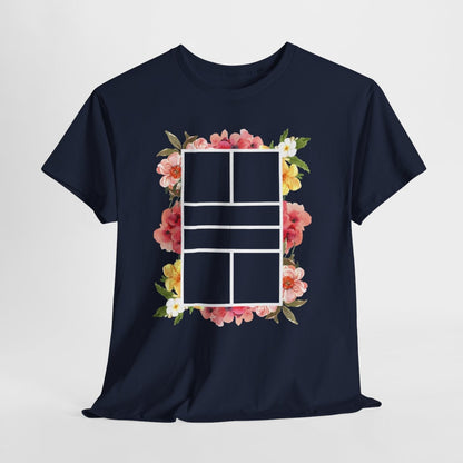 PICKLEBALL FLORAL - Pickleball (Basic Tee)