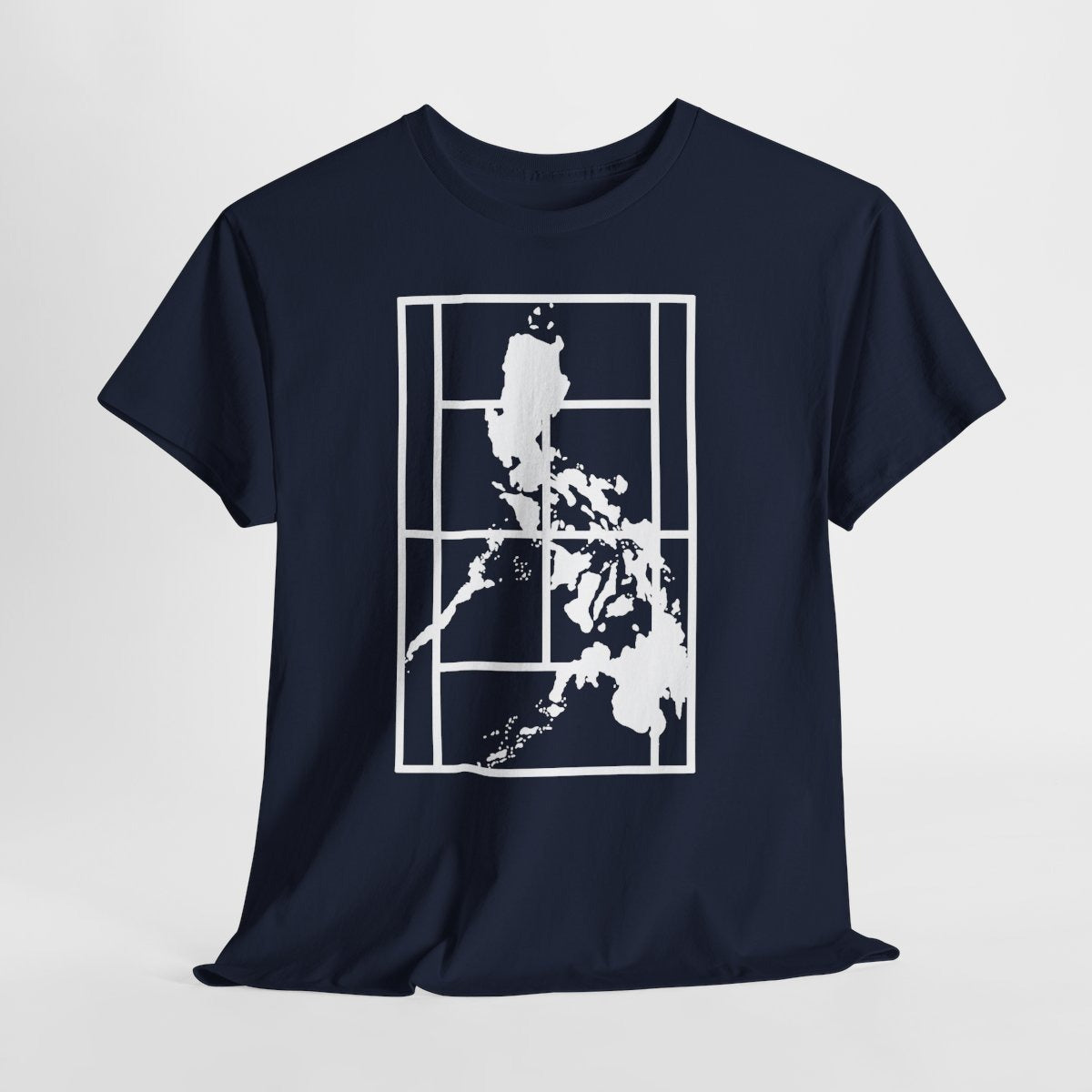 PHILIPPINE MAP - Tennis (Basic Tee)