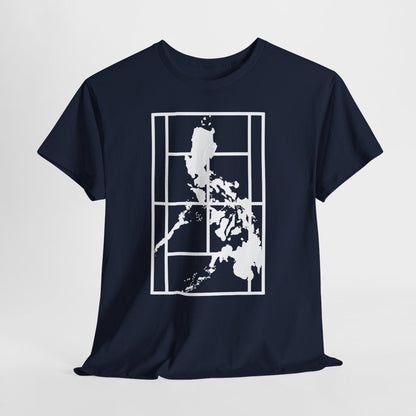 PHILIPPINE MAP - Tennis (Basic Tee)