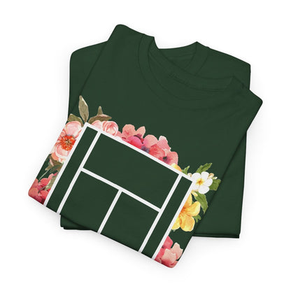 TENNIS FLORAL 1 - Tennis (Basic Tee)