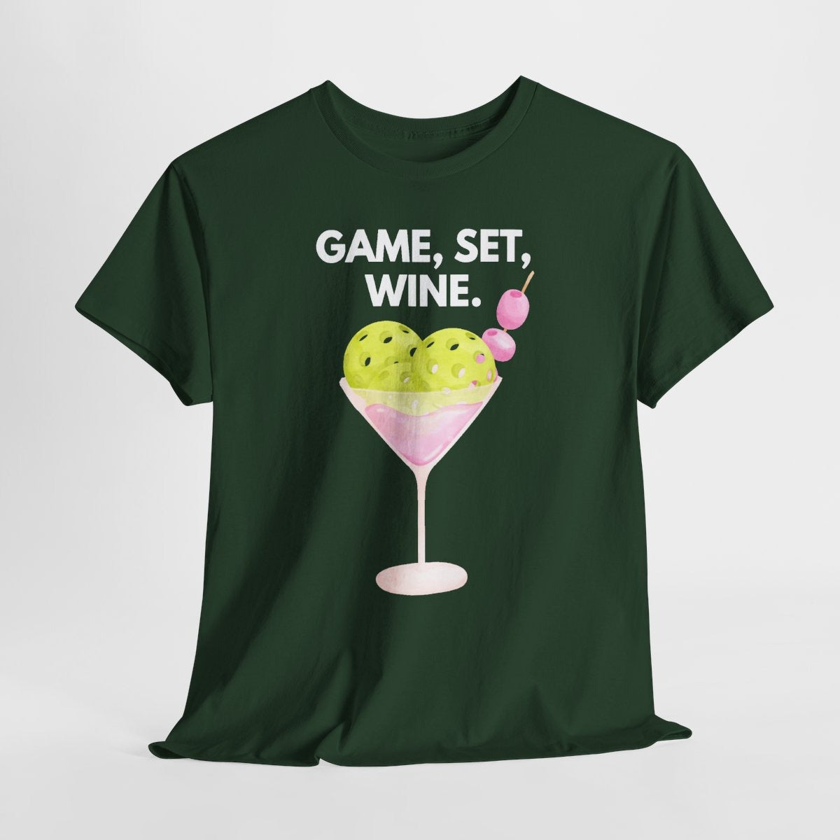 GAME SET WINE - Pickleball (Basic Tee)