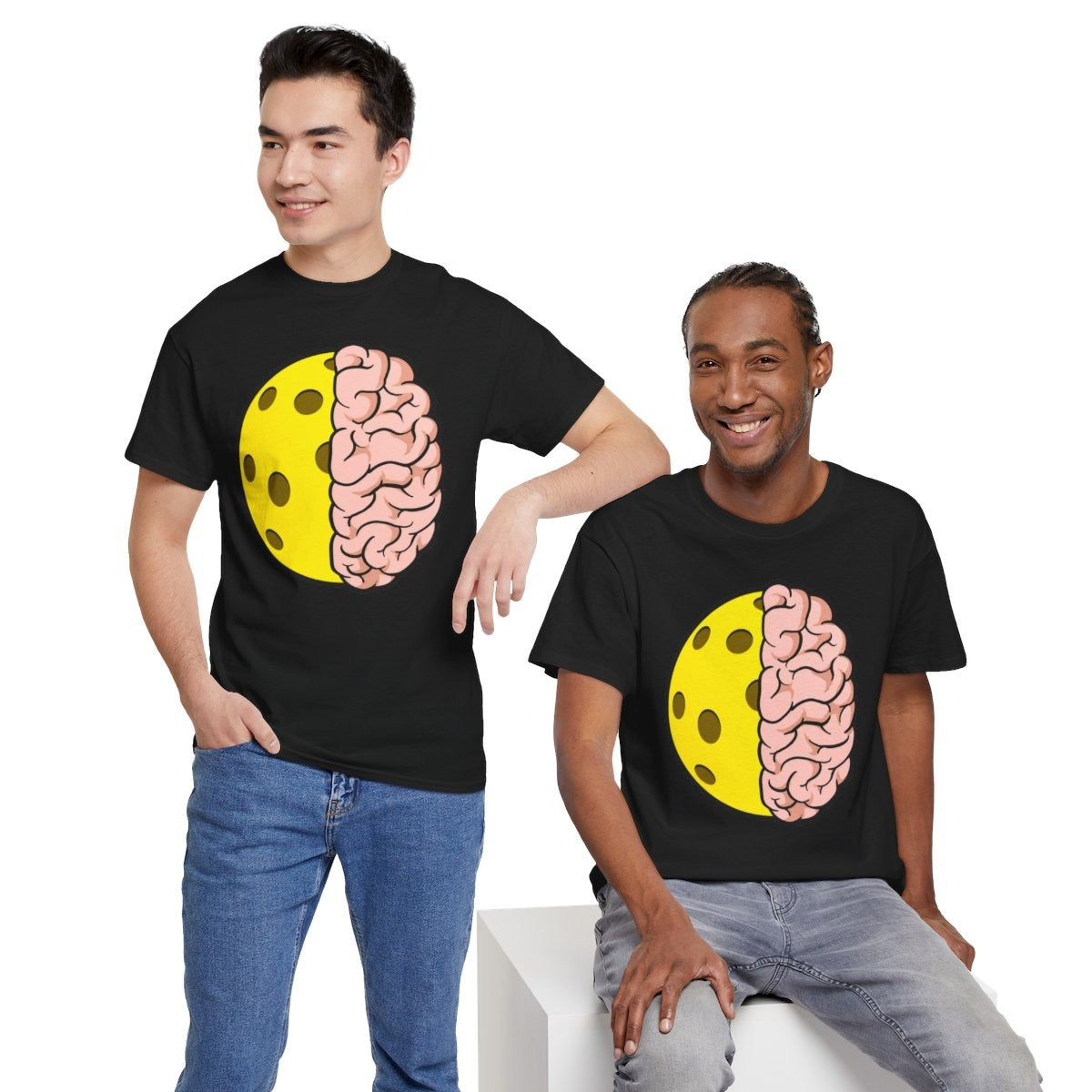 PICKLEBALL BRAIN - Pickleball (Basic Tee)
