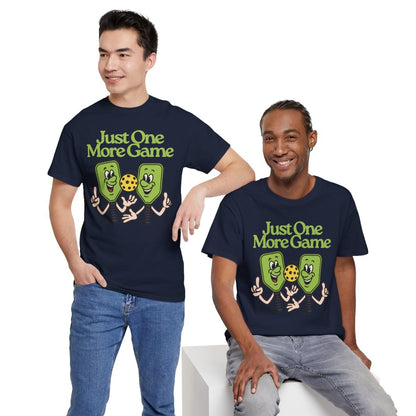 JUST ONE MORE GAME - Pickleball (Basic Tee)
