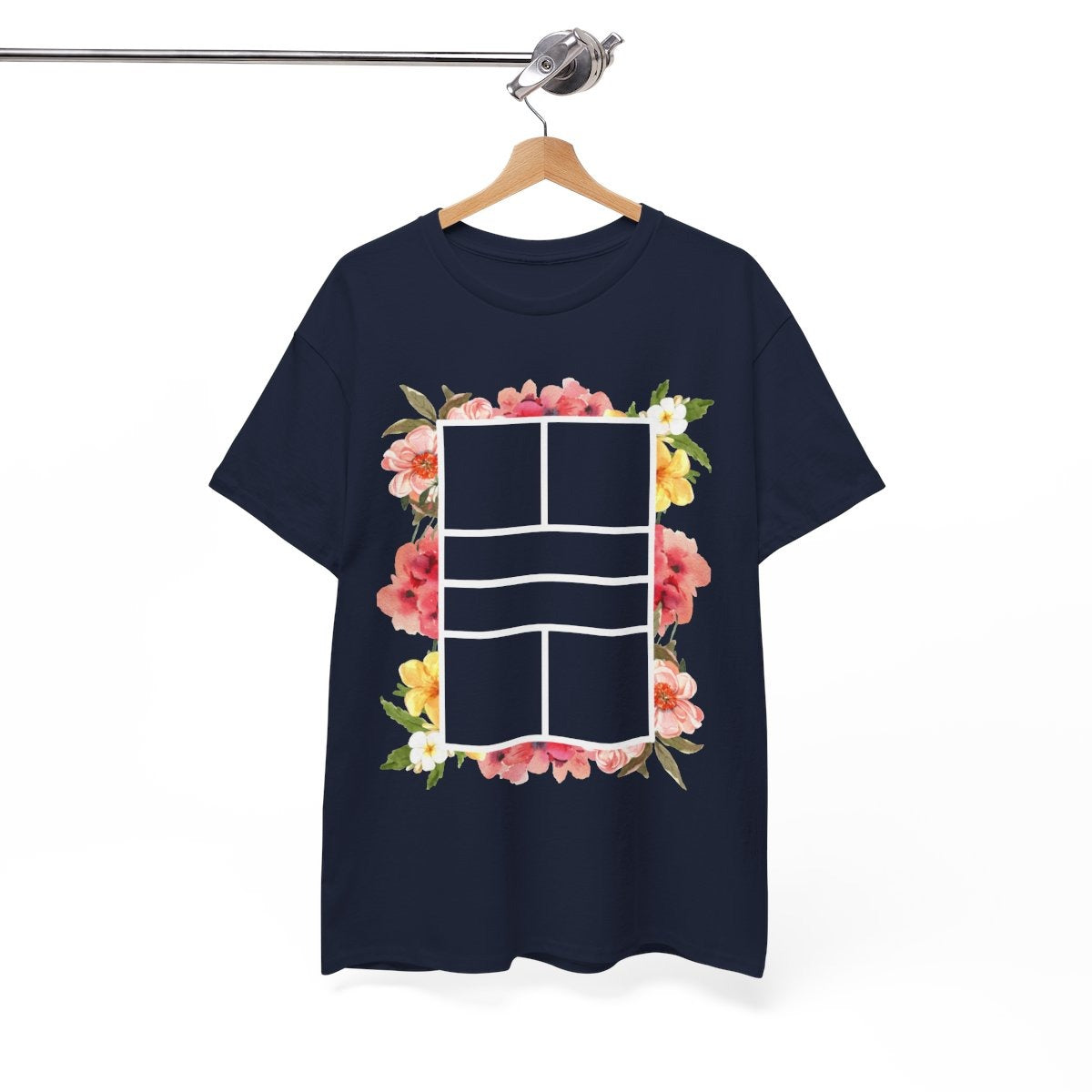 PICKLEBALL FLORAL - Pickleball (Basic Tee)