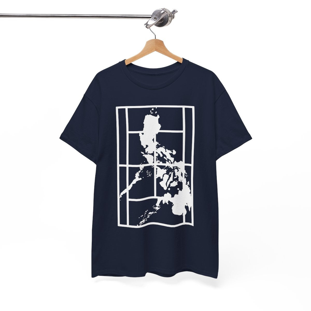 PHILIPPINE MAP - Tennis (Basic Tee)