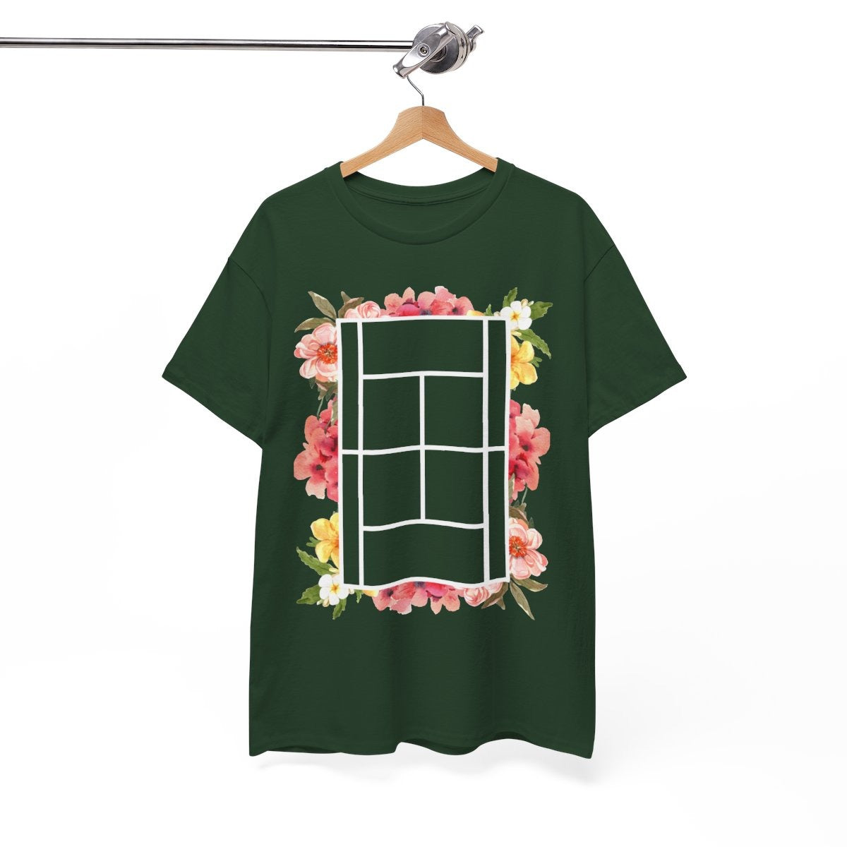 TENNIS FLORAL 1 - Tennis (Basic Tee)