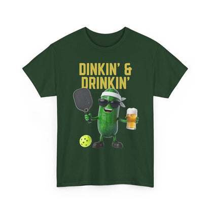 DINKIN' & DRINKIN'- Pickleball (Basic Tee)