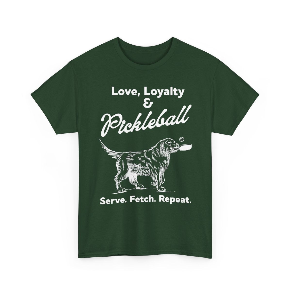PADDLE & PAWS - Pickleball (Basic Tee)