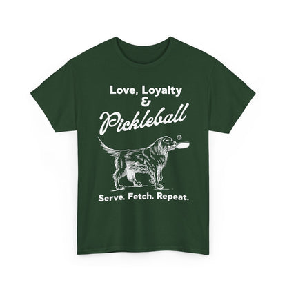 PADDLE & PAWS - Pickleball (Basic Tee)