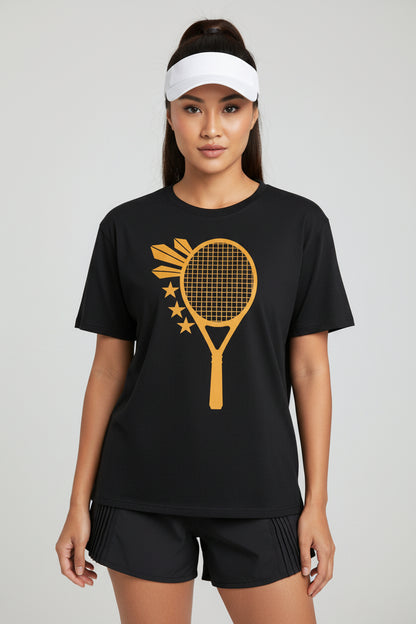 3 STARS & SUN - Tennis (Basic Tee)