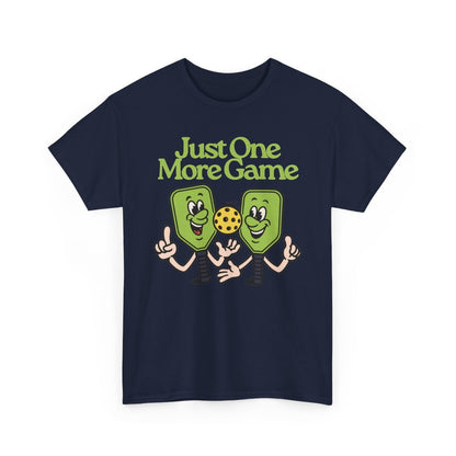 JUST ONE MORE GAME - Pickleball (Basic Tee)
