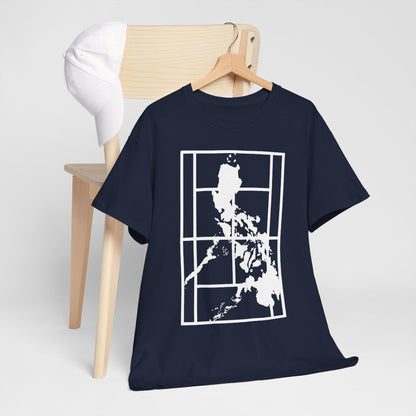 PHILIPPINE MAP - Tennis (Basic Tee)