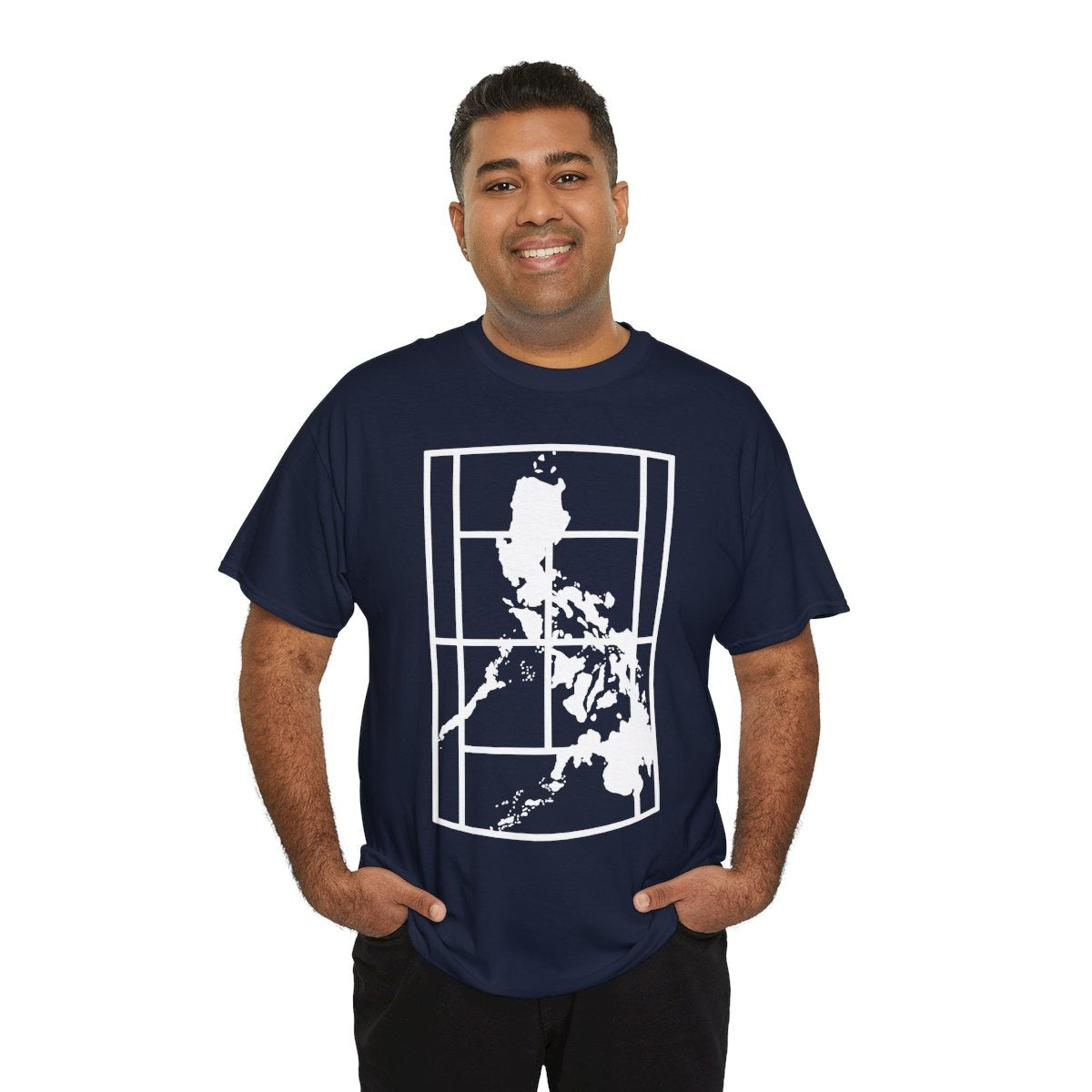 PHILIPPINE MAP - Tennis (Basic Tee)