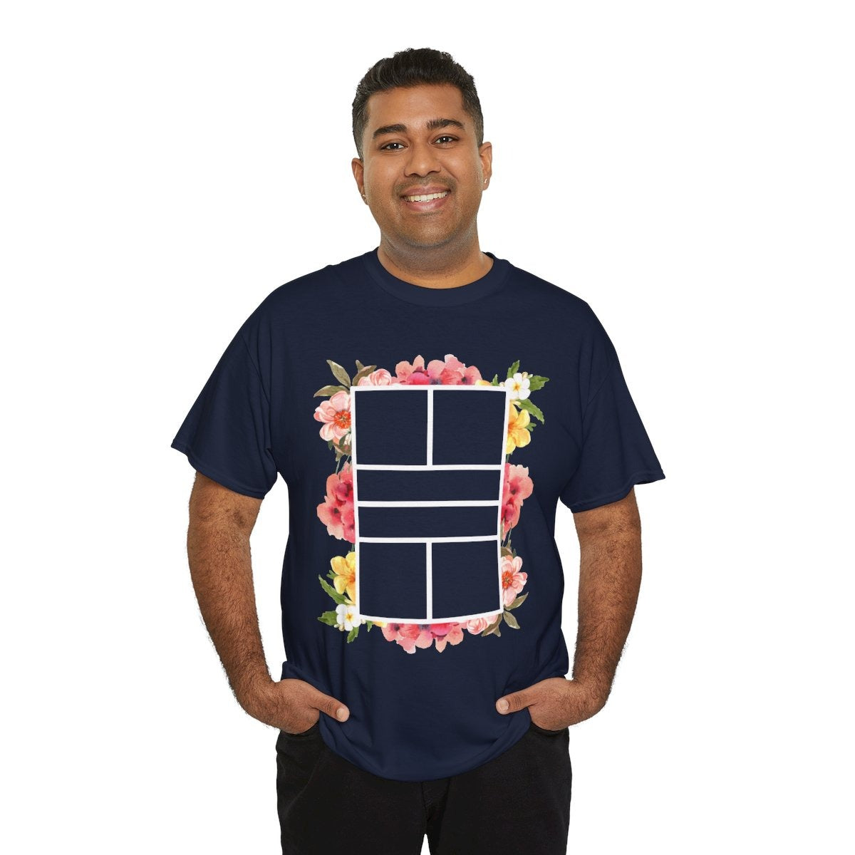 PICKLEBALL FLORAL - Pickleball (Basic Tee)