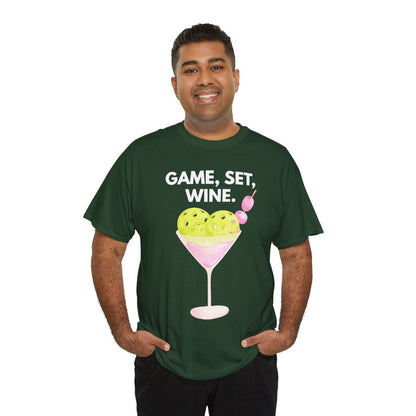GAME SET WINE - Pickleball (Basic Tee)