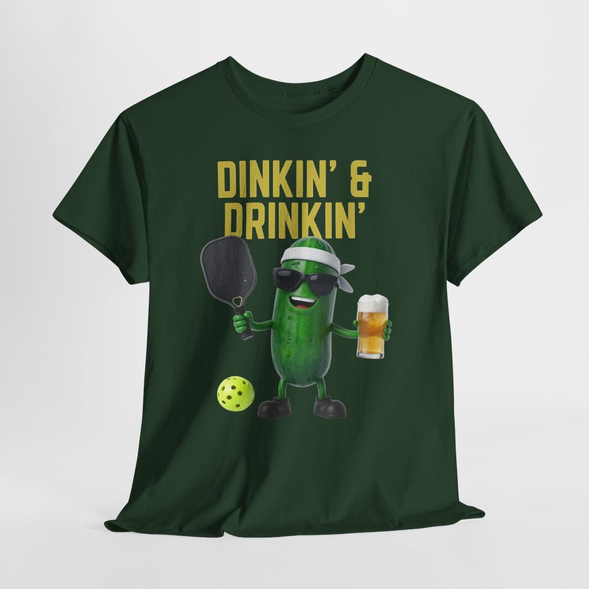 DINKIN' & DRINKIN'- Pickleball (Basic Tee)