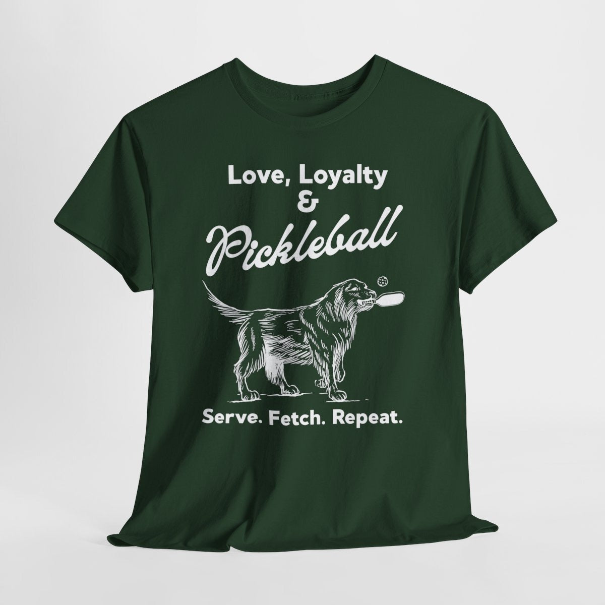 PADDLE & PAWS - Pickleball (Basic Tee)