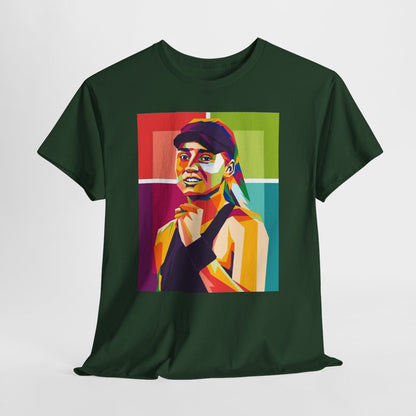 ELENA RYBAKINA 1 - Tennis (Basic Tee)