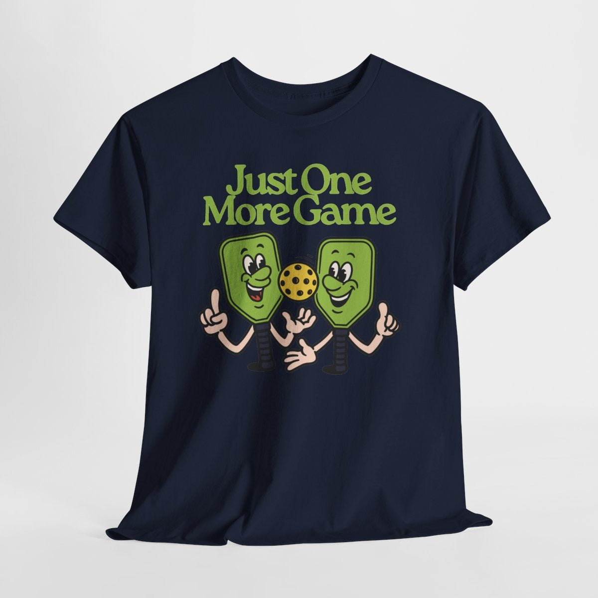 JUST ONE MORE GAME - Pickleball (Basic Tee)