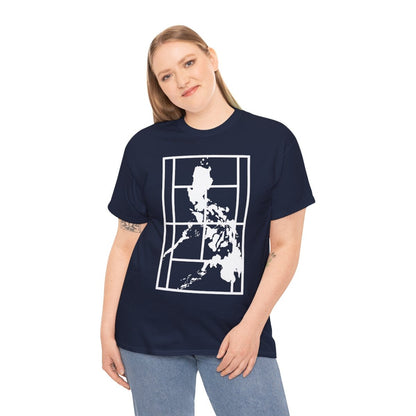 PHILIPPINE MAP - Tennis (Basic Tee)