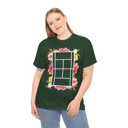 TENNIS FLORAL 1 - Tennis (Basic Tee)