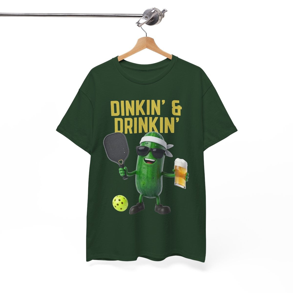DINKIN' & DRINKIN'- Pickleball (Basic Tee)