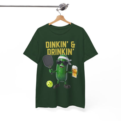 DINKIN' & DRINKIN'- Pickleball (Basic Tee)