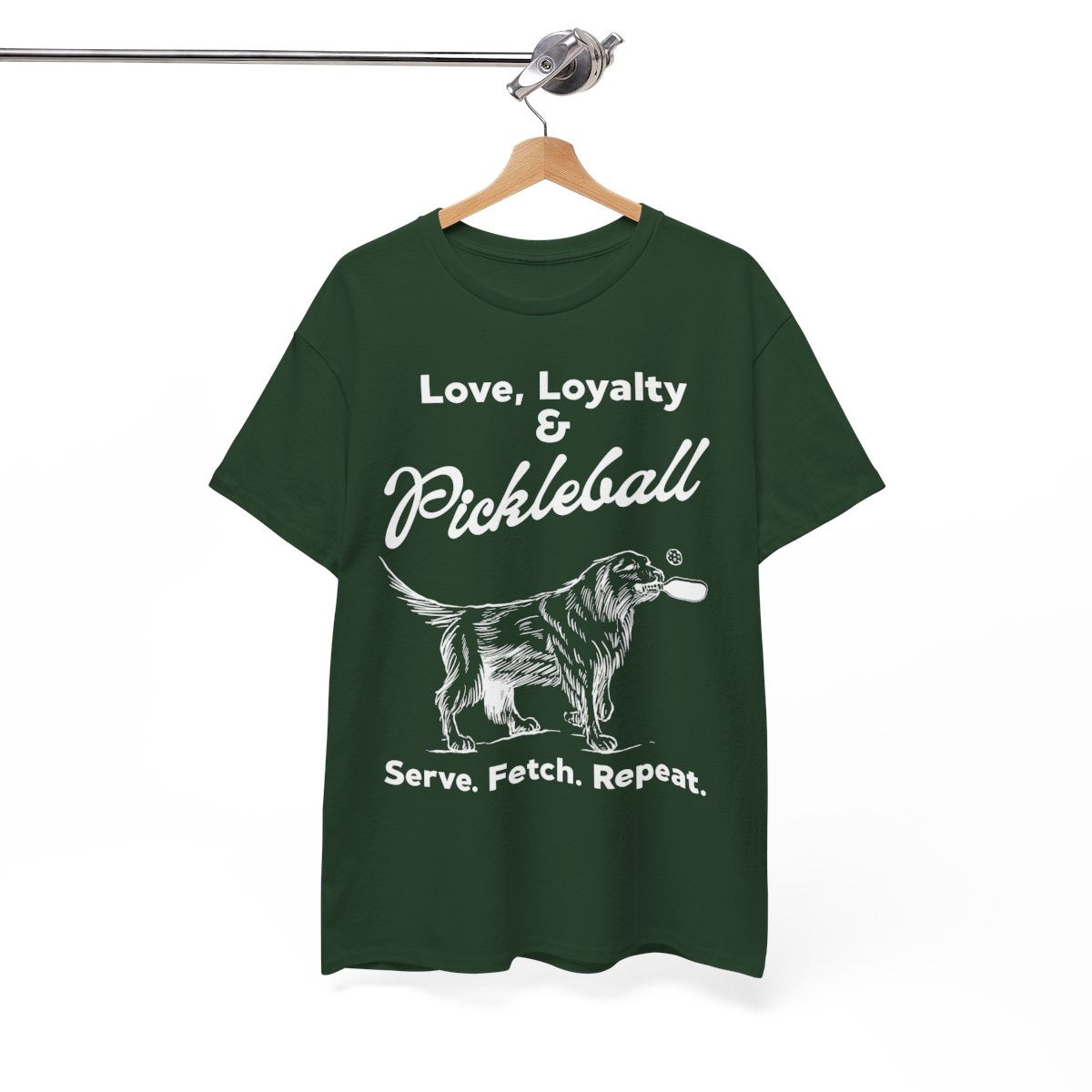 PADDLE & PAWS - Pickleball (Basic Tee)
