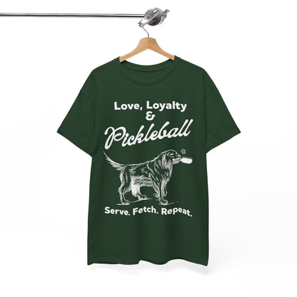 PADDLE & PAWS - Pickleball (Basic Tee)